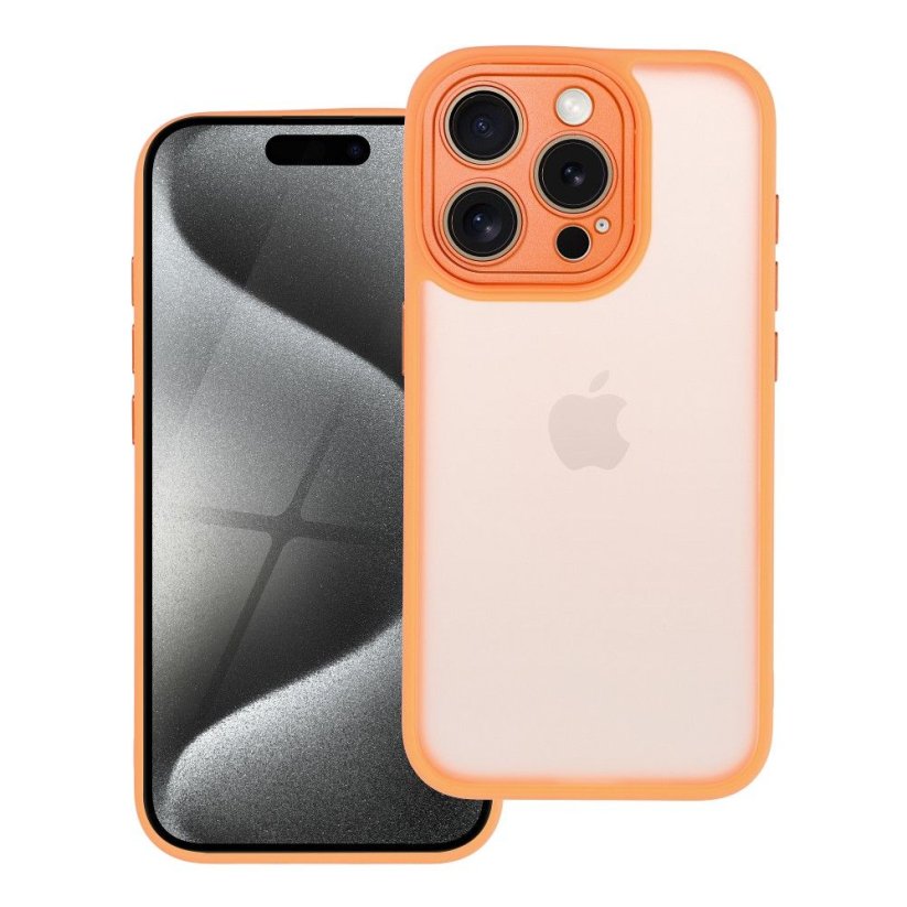 Kryt Ochranné sklo Variete Case iPhone 15 Pro Apricot Crush