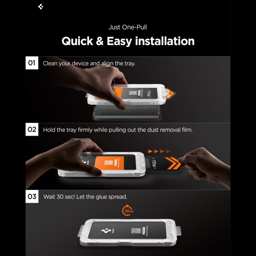 edzett védőüveg Spigen Glas.Tr "Ez Fit Pro Ac" Hd 2-Pack Samsung Galaxy S26 Ultra Clear