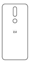 Hydrogel - zadná ochranná fólia - Nokia 2.4 Hydrogel - zadná ochranná fólia - Nokia 2.4