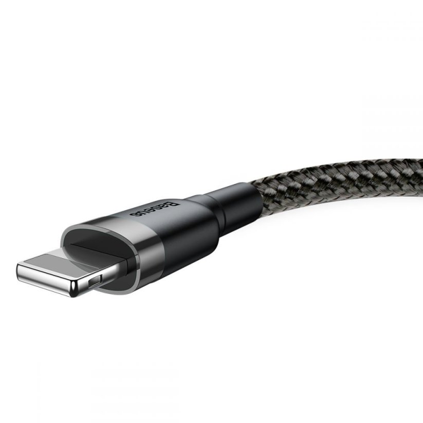 KÁBEL BASEUS CAFULE LIGHTNING CABLE 50CM GREY/BLACK