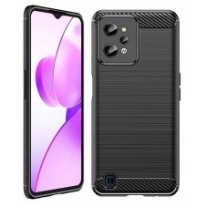 Fedél Forcell CARBON tok Realme C31 fekete