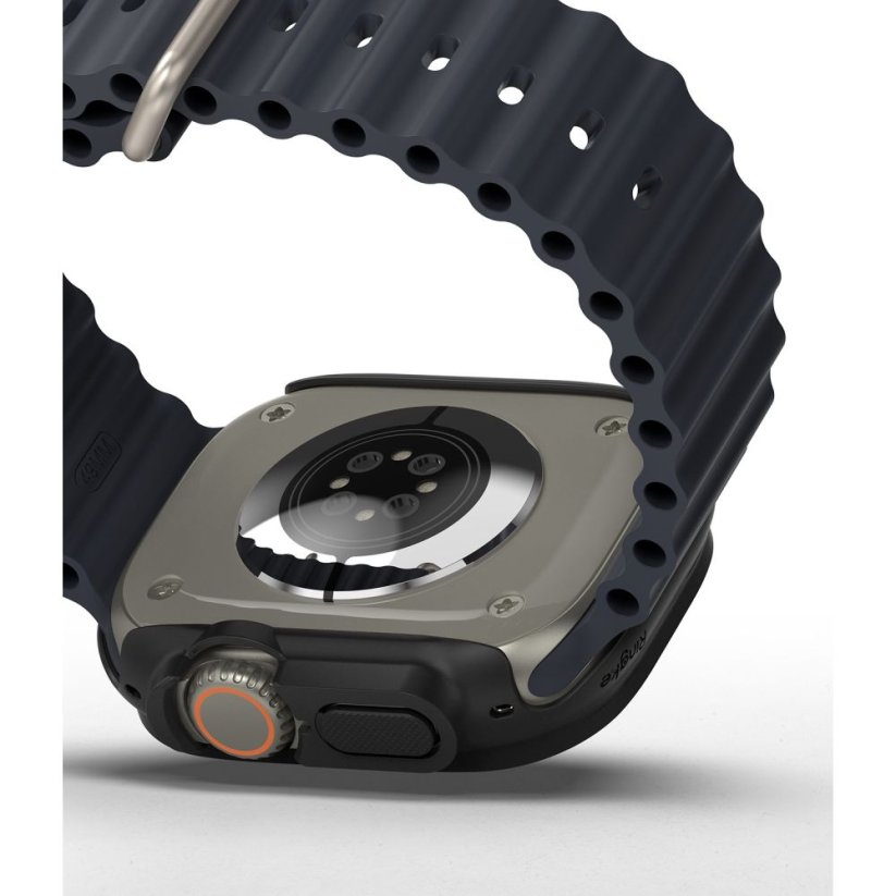 Kryt Ringke Slim 2-Pack Apple Watch Ultra 1 / 2 (49 mm) Clear & Matte Black