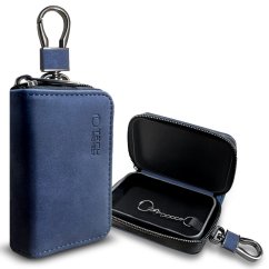 RFID blokátor Klatka Faradaya Tech-Protect Klr300 Pouch Keyless Rfid Signal Blocker Case Navy Blue