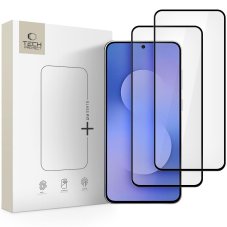 Ochranné tvrzené sklo Tech-Protect Glass Fit+ 2-Pack Samsung Galaxy S25 FE Black