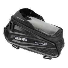 Kryt Držiak na bicykel Wildman Traveling Bag Bike Frame With Zipper 1,2L (4 "- 7") Es10 Black Kryt Držiak na bicykel Wildman Traveling Bag Bike Frame With Zipper 1,2L (4 "- 7") Es10 Black