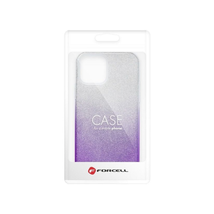 Forcell SHINING Case  Samsung Galaxy A22 5G priesvitný/fialový