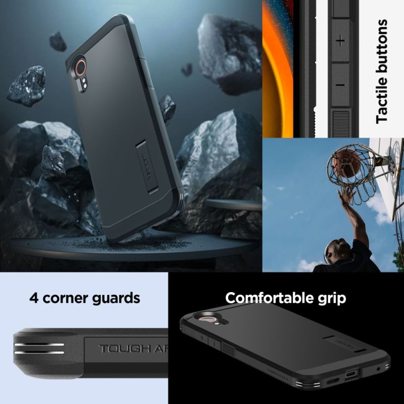 Kryt Spigen Tough Armor Samsung Galaxy Xcover 7 Pro Black