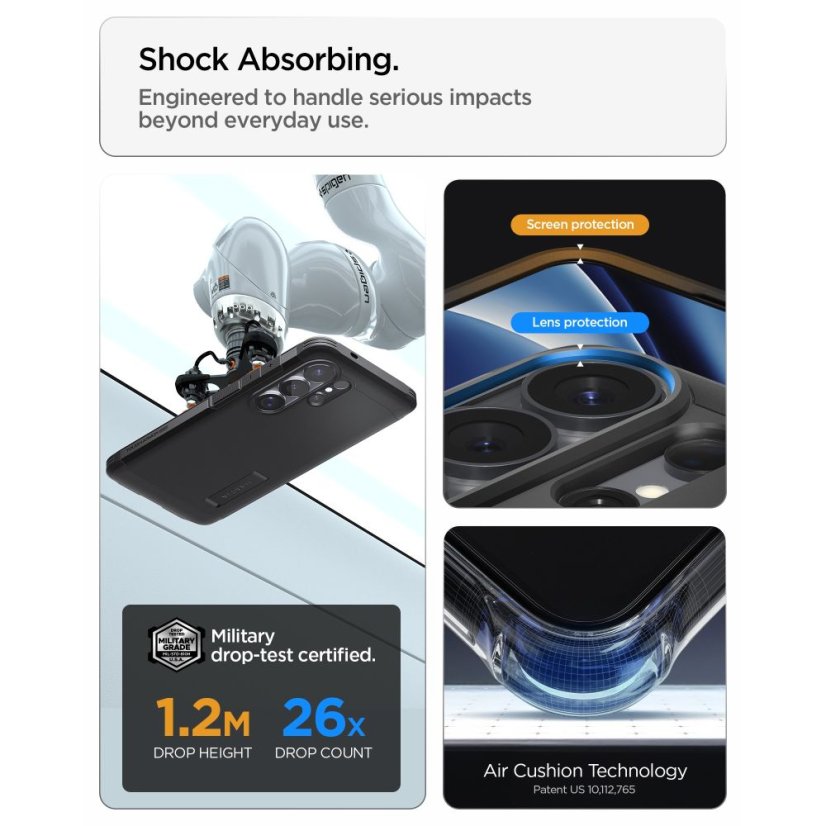 Tok Spigen Tough Armor Mag Magsafe Samsung Galaxy S26 Ultra Black