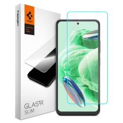 OCHRANNÉ TVRDENÉ SKLO SPIGEN GLAS.TR SLIM 2-PACK XIAOMI REDMI NOTE 12 5G / POCO X5 5G CLEAR