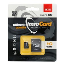 Pamäťová karta Imro Memory Card Microsd 2Gb With Adapter Sd Pamäťová karta Imro Memory Card Microsd 2Gb With Adapter Sd