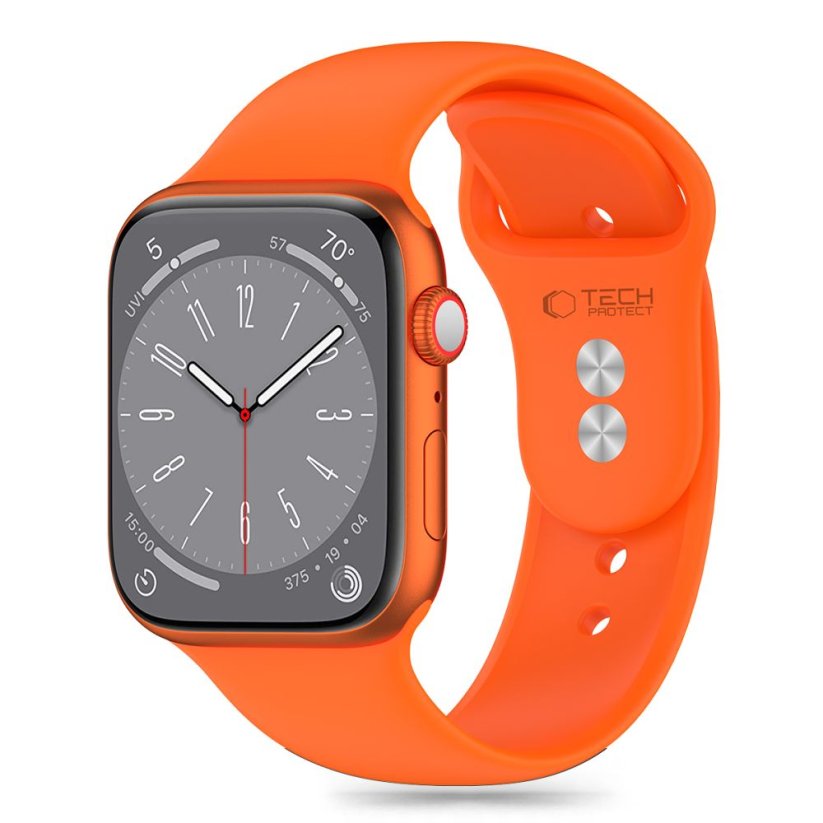 Remienok Tech-Protect Silicone Apple Watch 6 / 7 / 8 / 9 / 10 / SE (40 / 41 / 42 mm) Bright Orange