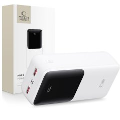 Powerbanka Tech-Protect Pb03 Power Bank 30000Mah 22.5W White Powerbanka Tech-Protect Pb03 Power Bank 30000Mah 22.5W White