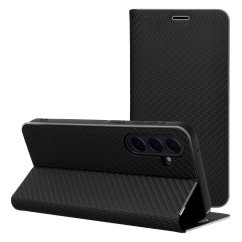 Kryt Luna Book Carbon Samsung Galaxy S25 Edge Black