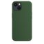 iPhone 13 mini Silicone Case s MagSafe - Clover design (zelený)