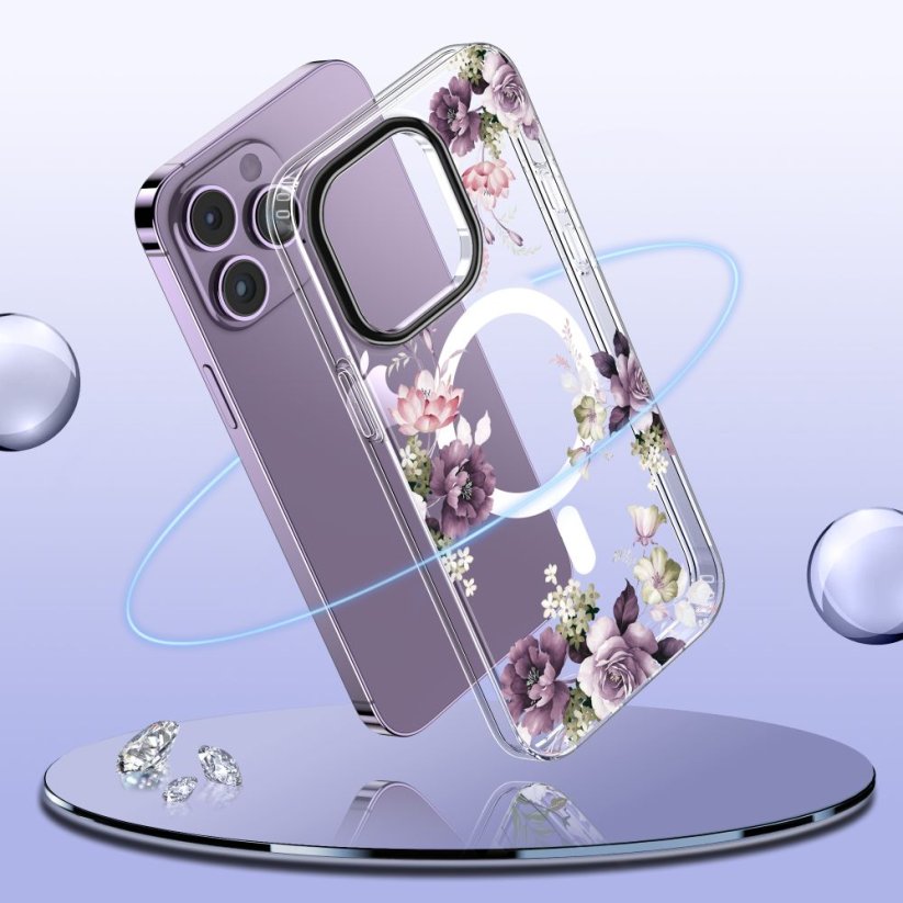 Kryt Tech-Protect Magmood Magsafe iPhone 13 Pro Spring Floral