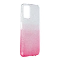 Forcell SHINING Case  Samsung Galaxy A03S priesvitný/ružový