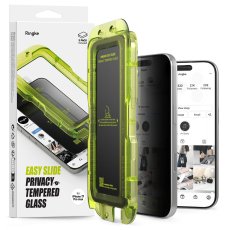 edzett védőüveg Szkło Prywatyzujące 2 darabos csomag, Ringke Easy Slide 2-Pack iPhone 17 Pro Max Privacy