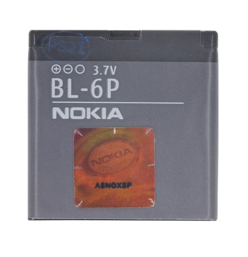 BL-6P Nokia akkumulátor 830mAh Li-Ion (Bulk - csomagolás)
