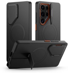 Kryt Tech-Protect Kevlar Aura Magsafe Samsung Galaxy S25 Ultra Black/Orange Kryt Tech-Protect Kevlar Aura Magsafe Samsung Galaxy S25 Ultra Black/Orange