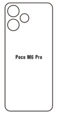 Hidrogél - hátsó védőfólia - Xiaomi Poco M6 Pro