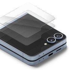 2ks v balení, set ochranných skiel Ringke Cover Display 2-Pack Samsung Galaxy Z Flip 6 / 7 FE Clear 2ks v balení, set ochranných skiel Ringke Cover Display 2-Pack Samsung Galaxy Z Flip 6 / 7 FE Clear