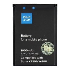 Akkumulátor Battery Sony Ericsson K750I / W800 / W550I / Z300 1000 mAh Blue Star Premium