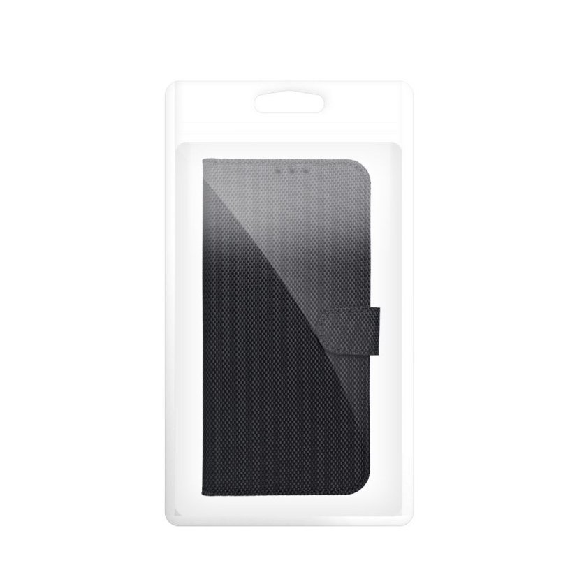 Kryt Anti-Theft 4Card Rfid Book Case Xiaomi Redmi Note 15 5G Black Tech Fabric
