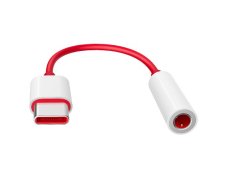 OnePlus USB-C 3,5 mm-es adapter piros (Bulk - csomagolás)
