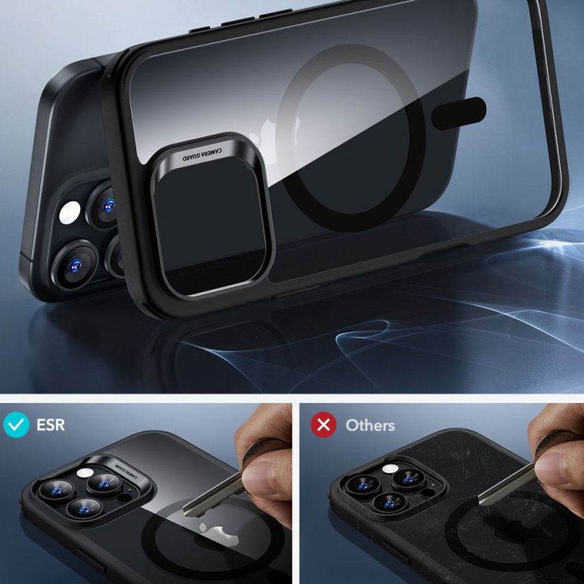 Ochranné sklo ESR Classic Hybrid Halolock Magsafe & Tempered Glass iPhone 16 Pro Max Clear/Black