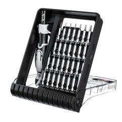 Jakemy Jm-8189A 32v1 Screwdriver With Precision Tweezers (Black)