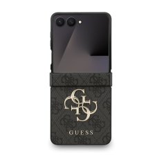 Guess PU 4G fém logó tok Samsung Galaxy Z Flip 7 szürke szürke Guess PU 4G fém logó tok Samsung Galaxy Z Flip 7 szürke szürke