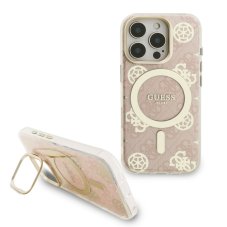 Guess PC/TPU Electroplated Stand Camera Frame MagSafe zadný kryt s Vyměnitelným Pozadím pre iPhone 16 Pro Guess PC/TPU Electroplated Stand Camera Frame MagSafe zadný kryt s Vyměnitelným Pozadím pre iPhone 16 Pro
