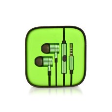 Slúchadlá Wire Earphones Jack 3,5 mm Mi Metal Box Lime