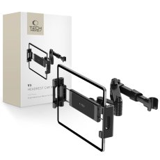 Držiak do auta Tech-Protect V1 Stretchable Headrest Car Mount For Tablet Black