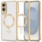 Kryt Tech-Protect Magflex Magsafe Samsung Galaxy S25 Edge Shiny Gold