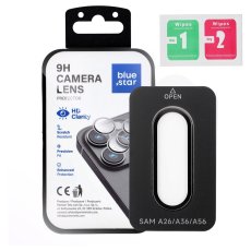 Edzett védőüveg Camera Lens Protector Blue Star Easy Install Samsung Galaxy A36 Black