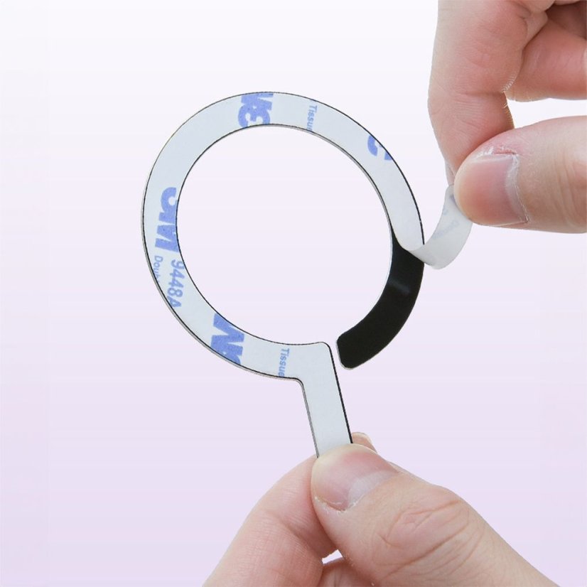 Tok Tech-Protect Metalring Magsafe Universal Magnetic Ring 2-Pack Black & Silver