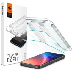 2ks v balení, set ochranných skiel Spigen Glas.Tr ”Ez Fit” 2-Pack Google Pixel 9A Clear