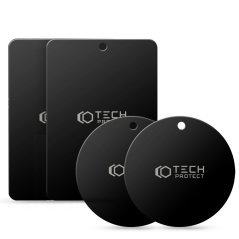 Ochranná fólia Tech-Protect Metalplate Magnetic Car Mount 4-Pack Black