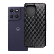 Kryt Flip Case na Motorola Moto G17 Cubic Book Black