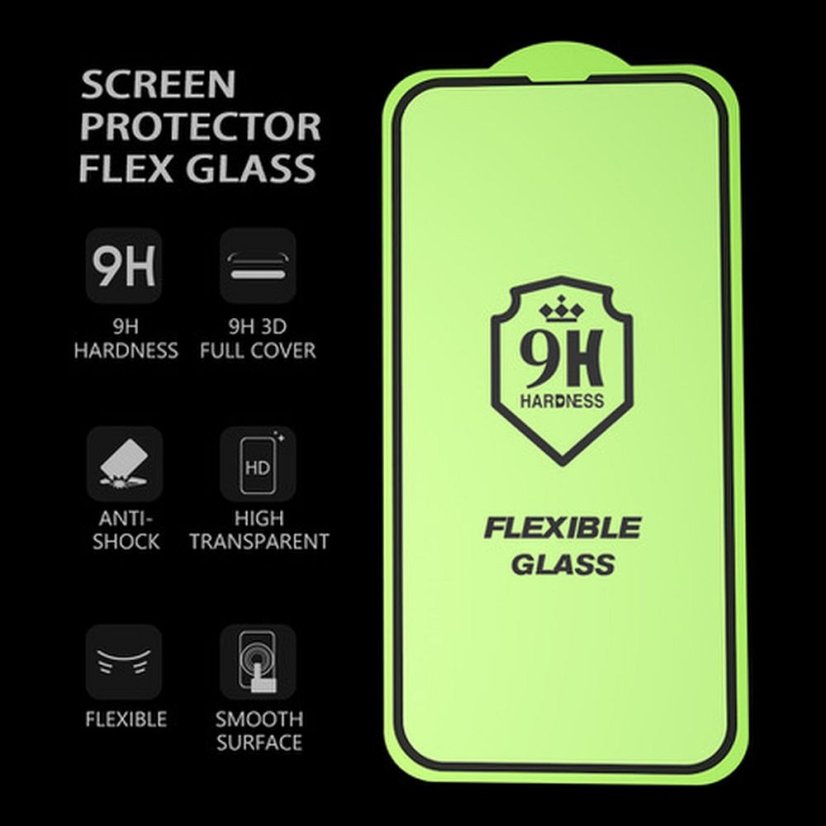 Ochranné tvrdené sklo Bestsuit Flexible Hybrid Glass 5D Xiaomi Redmi Note 14 4G/5G Black