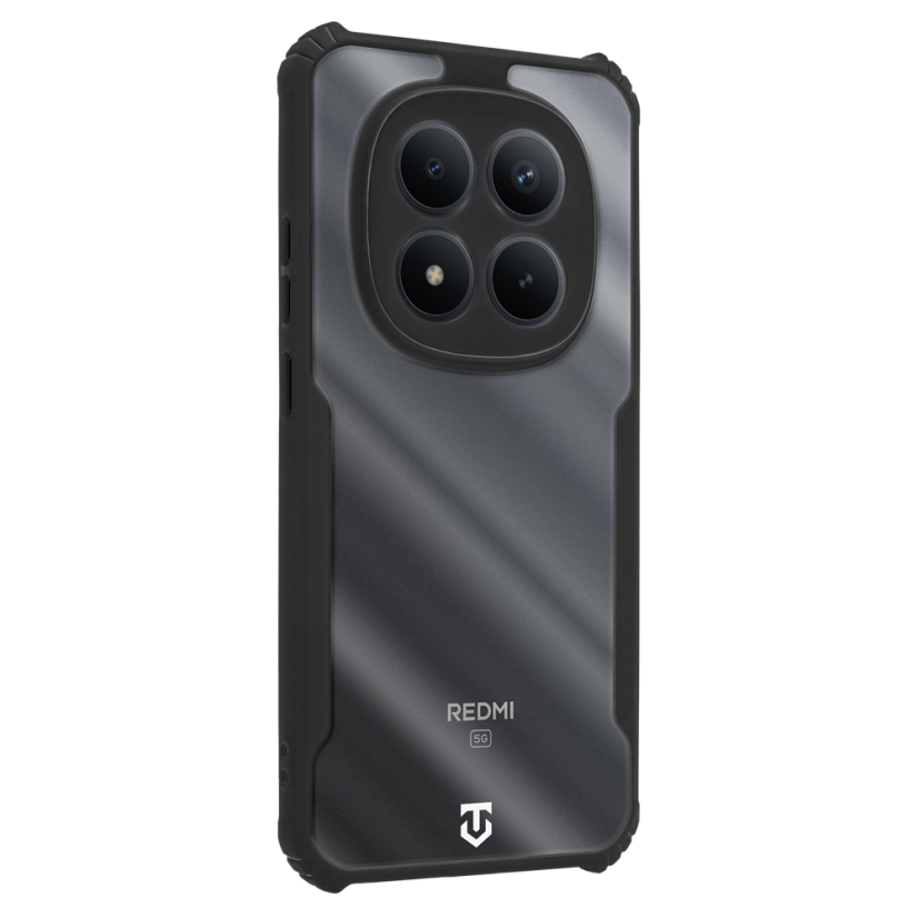 Tactical Quantum Stealth kryt pre Xiaomi Redmi Note 15 Pro+ 5G/Poco M8 Pro Clear/Black