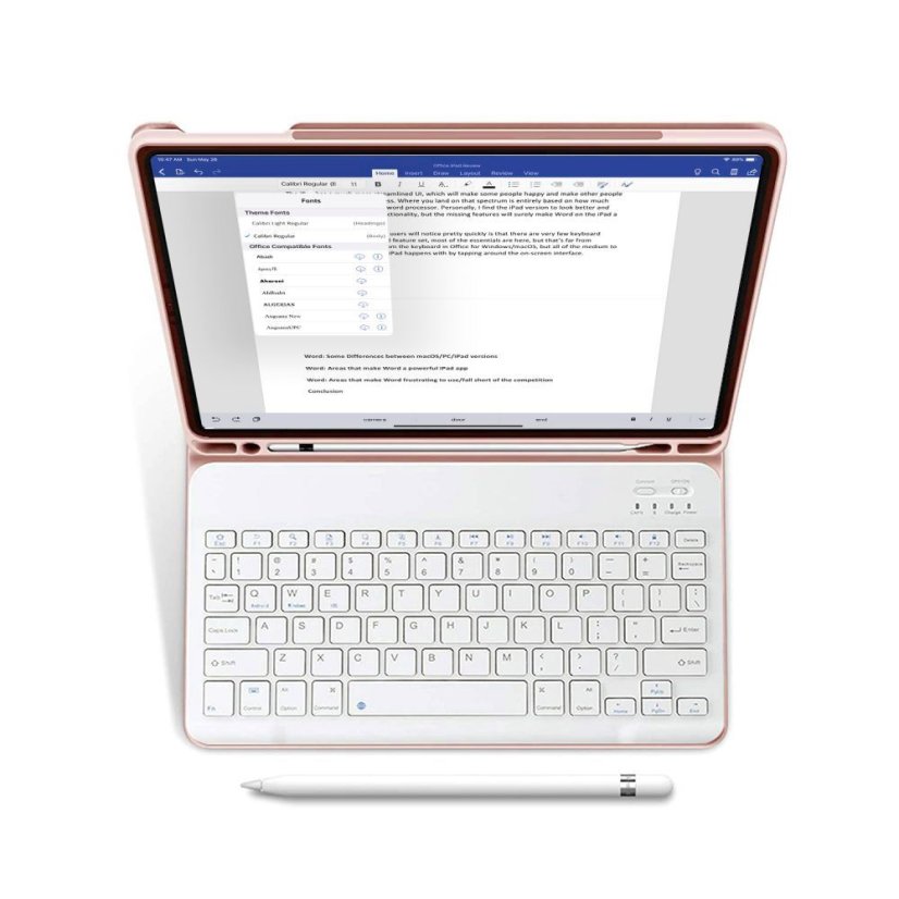 Kryt Tech-Protect SC Pen + Keyboard iPad 10.9” 10 / 2022 / 11” 11 / 2025 Pink