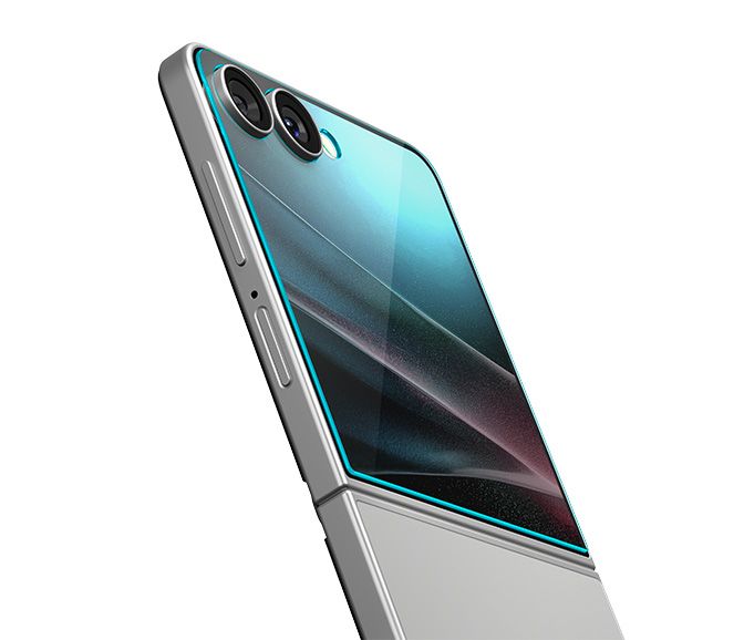 edzett védőüveg Spigen Glas.Tr "Ez Fit" Hd 2-Pack Samsung Galaxy Z Flip 7 átlátszó