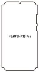 Hydrogel - ochranná fólia - Huawei P30 Pro - typ výrezu 3