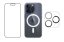 3PACK - Hydrogel s výrezom pre prednú kameru + Crystal Air kryt s MagSafe + ochranné sklíčko kamery pre iPhone 15 Pro