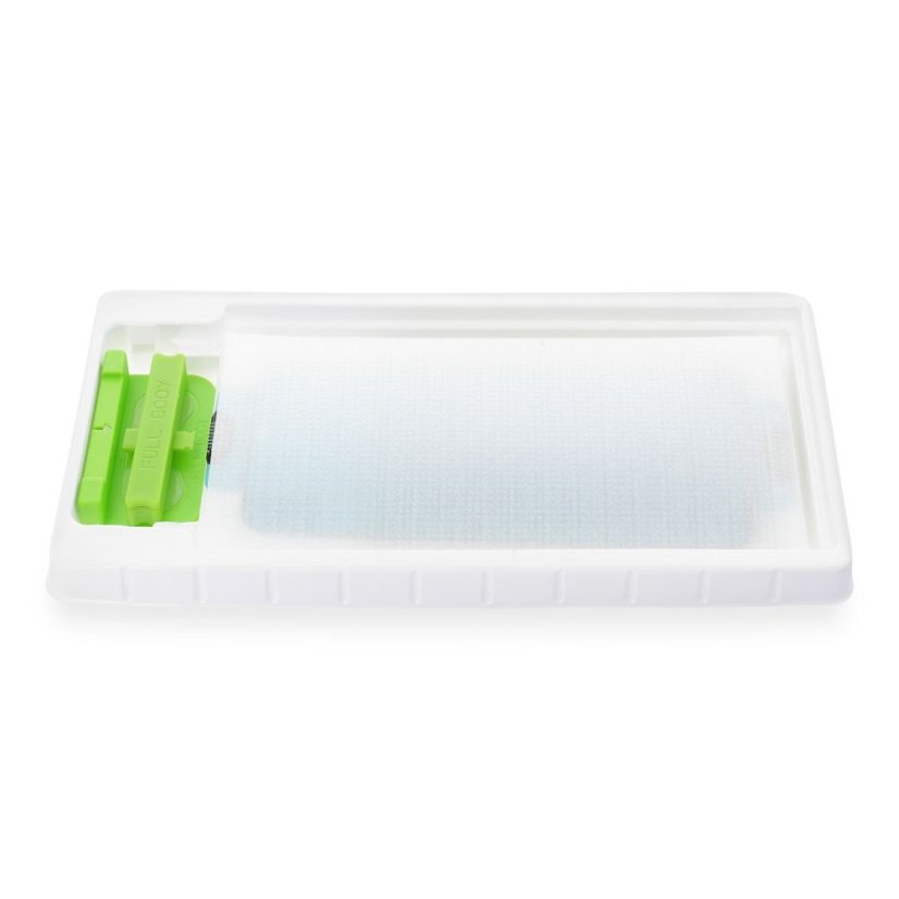 Ochranné sklo Szkło Hybrydowe Bestsuit Flexible 5D Full Glue Samsung Galaxy S23 Ultra Czarny (Hot Bending) - Działający Czytnik