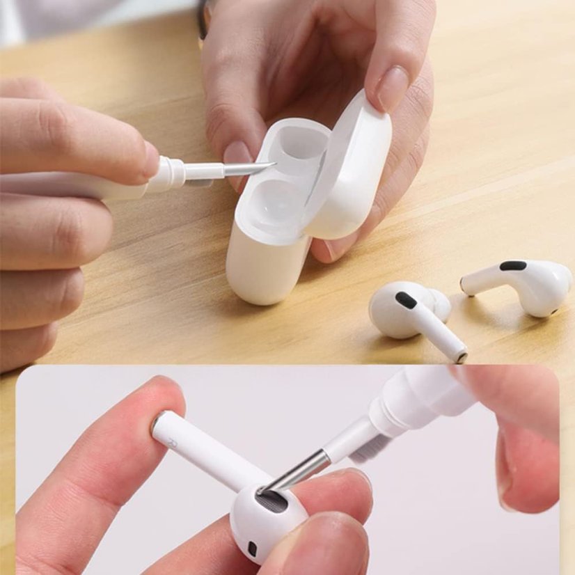 Slúchadlá Tech-Protect Cs02 Cleaner Set 3v1 For Earphone White