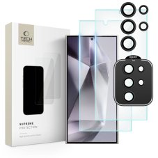 Ochranné tvrdené sklo Tech-Protect Supreme Set 3-Pack Samsung Galaxy S24 Ultra Clear