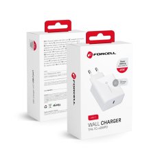 Phone Charger Forcell F-Energy USB C Qc4.0 Pd 3A 45W Tfk-Tc-45Wpd White